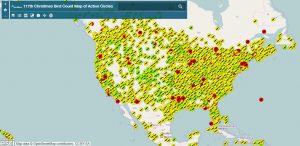 Christmas Bird Count Map