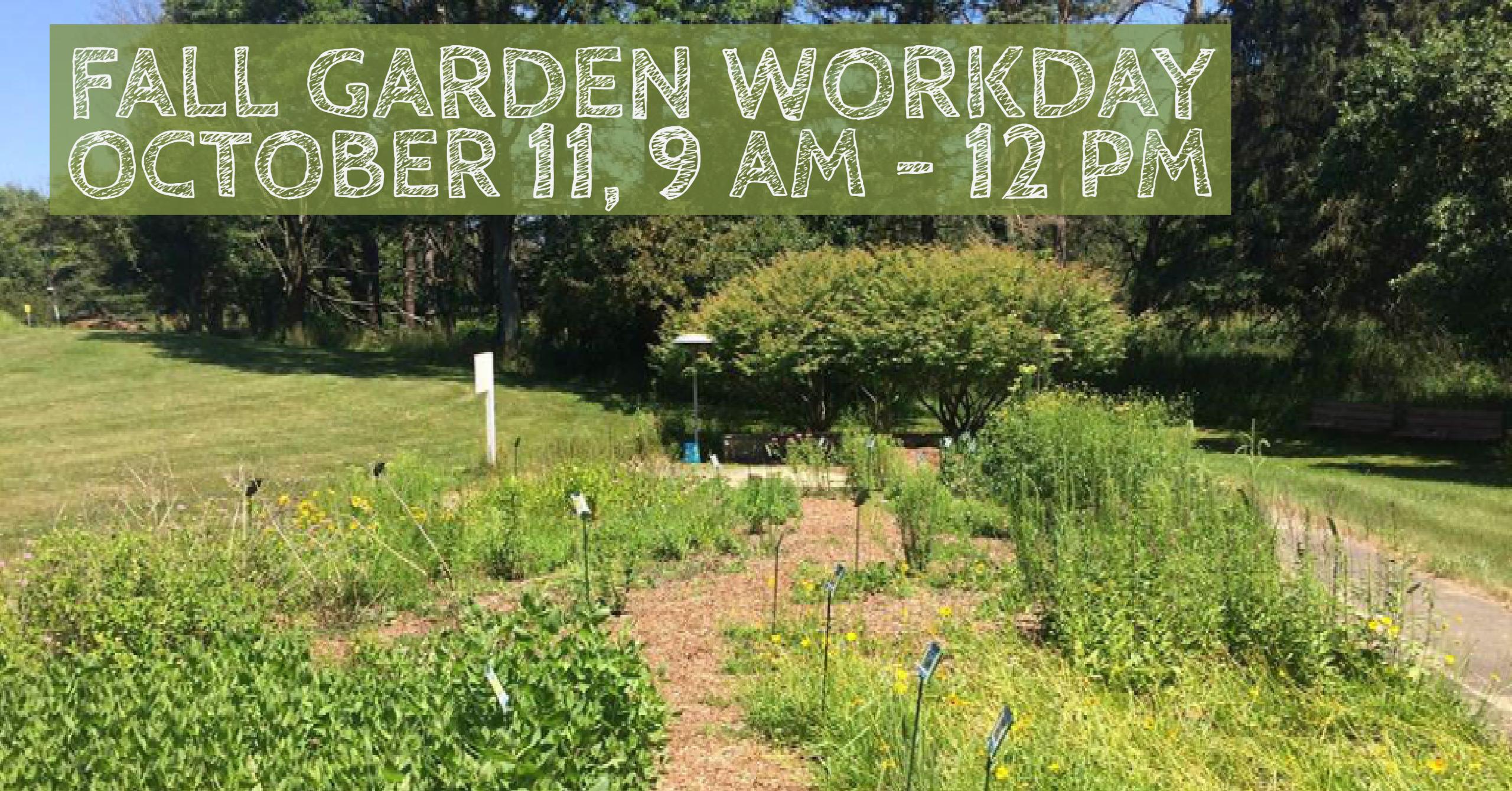 Fall Garden Workday At Capital City Bird Sanctuary Michigan Audubon